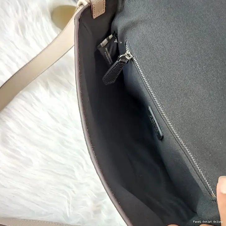 Cheap Romano Beige Messenger Cuoio Leather Medium Fendi Baguette In 0513